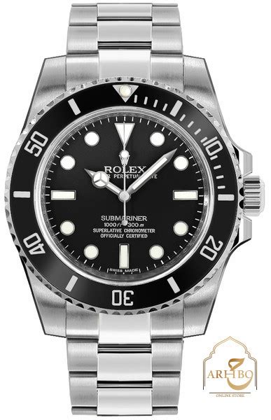 fake rolex submariner men's luxury diver watch black dial 114060|rolex submariner black price.